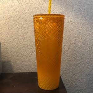 New Jeweled studded mango cold cup venti 24 oz
